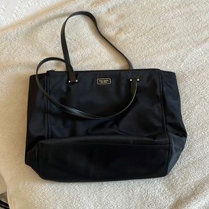 Black kate spade older model “The Little Better Sam Nylon Medium Tote”